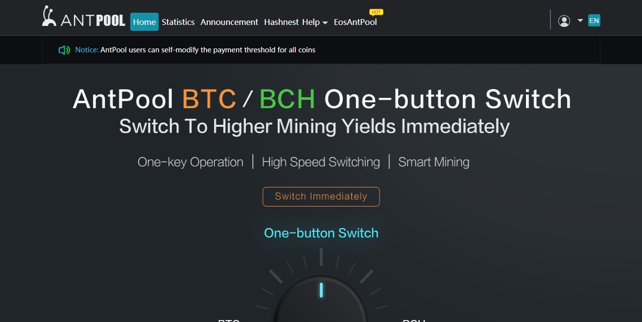AntPool - Best Bitcoin Mining Pool